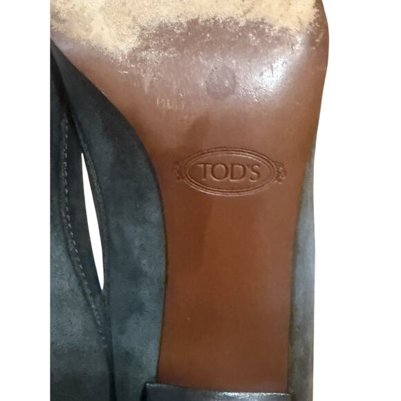 Tod’s Gray Suede Pumps - 9.5 - Picture 10 of 11